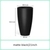 21inch matte black