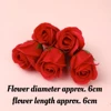 Grande rose rouge 1pc