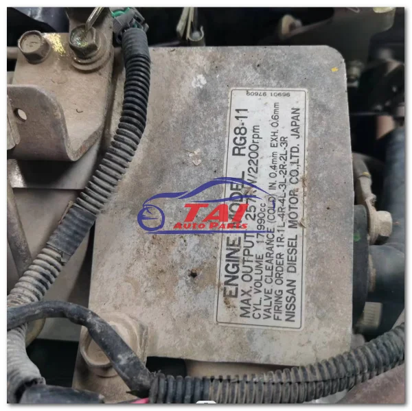 Automotive Original Used RG8 Complete Engine for Nissan UD Truck