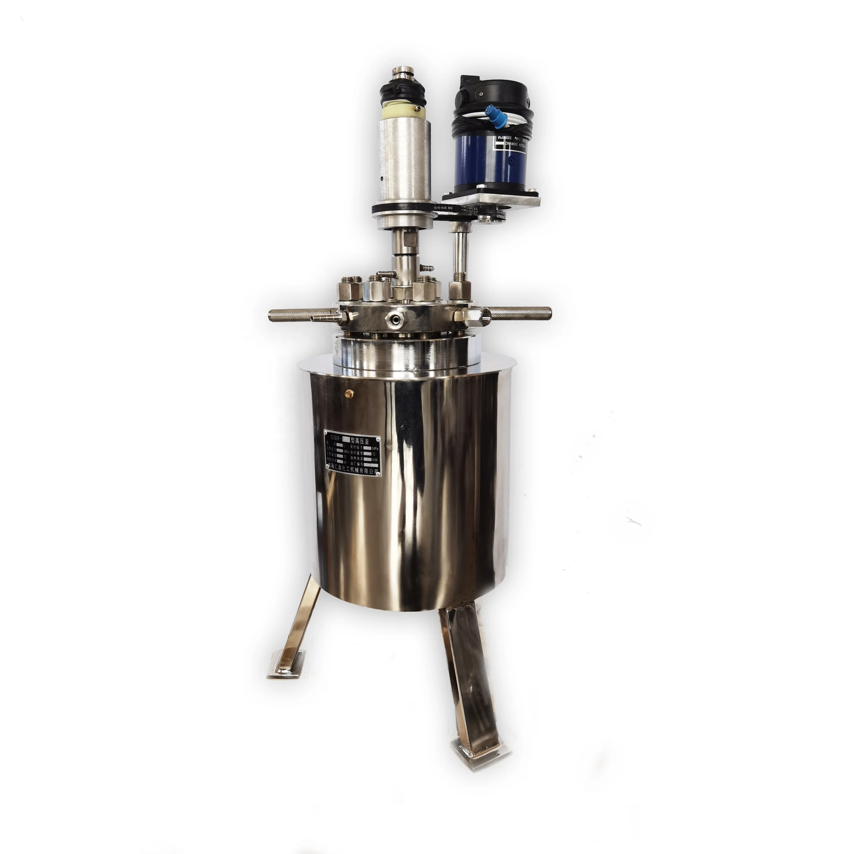 PID Control Stainless Steel Biodiesel Processor Machine High Pressure Chemical Reactor Core Components Pressure Vessel Engine