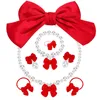 Hairpin necklace set