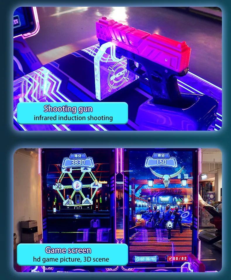 Simulator Shooting Games Machine Fast Shooting Arcade Game Machine Kids