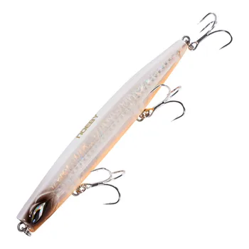 Sinking Fish Bait 130mm 38g Silicone Long Cast Balance Variable Jig Pencil for Marlin Sea Fishing Hard Bait with Hooks – Soft Lure – view 2