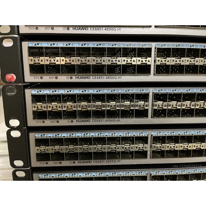 CE6851-48S6Q-HI Hua Wei Data Center Switches CE 6800 Series 10GE SFP+ 6-ports 40GE QSFP+ 48 Port 10GE Network Switch