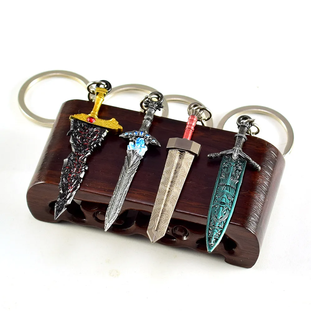Elden Ring Keychain Set - Mini Replicas of Famous Swords