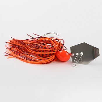 CHEERY Wholesale Blade Bait with Rubber Skirt Buzzbait Fishing Lures Chatter Bait Bladed Jigs Lures – Soft Lure – view 5