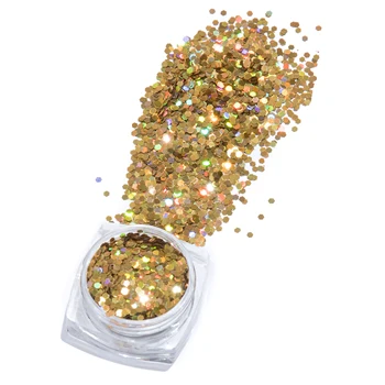 Bulk Wholesale High Quality Holographic Sequins Glitter Ultra Fine Glitter Gold 25kg For Crafts