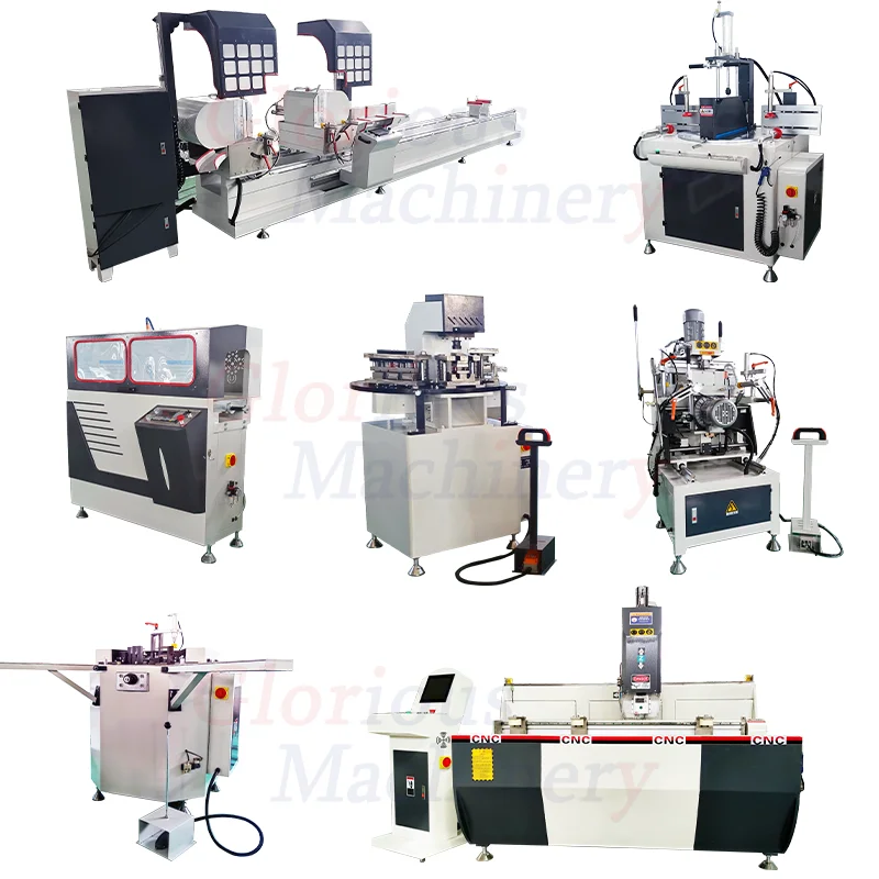 Upvc Aluminum Window Doors and Windows Profile Making Manufacturers Pvc Window Production Line Machine