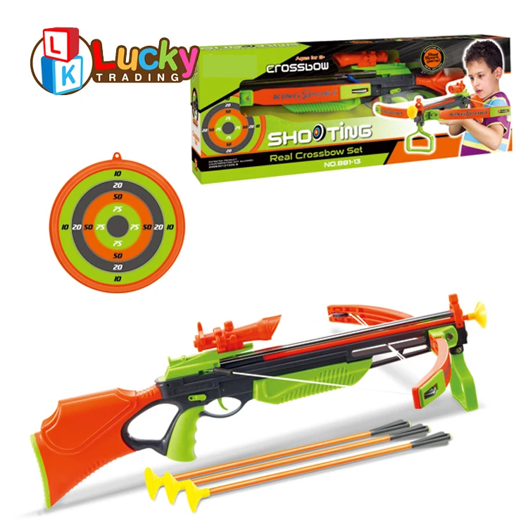 Action Hunting Shooting Series Bow and Arrow Outdoor Game Kids Sport Plastic Toy Crossbow Supplier
