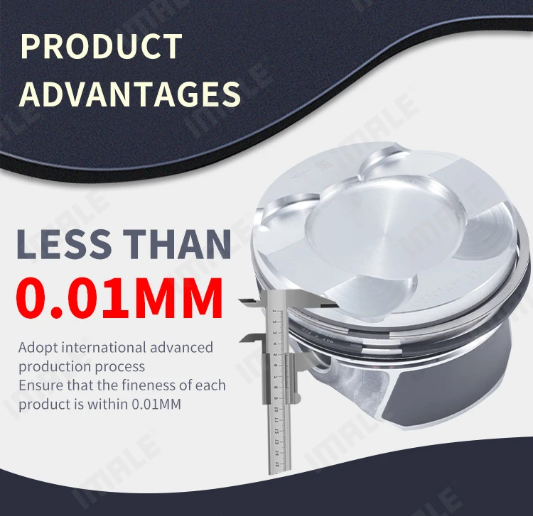 Auto Spare Parts Diesel Engine Piston Assembly Piston Rings & Parts