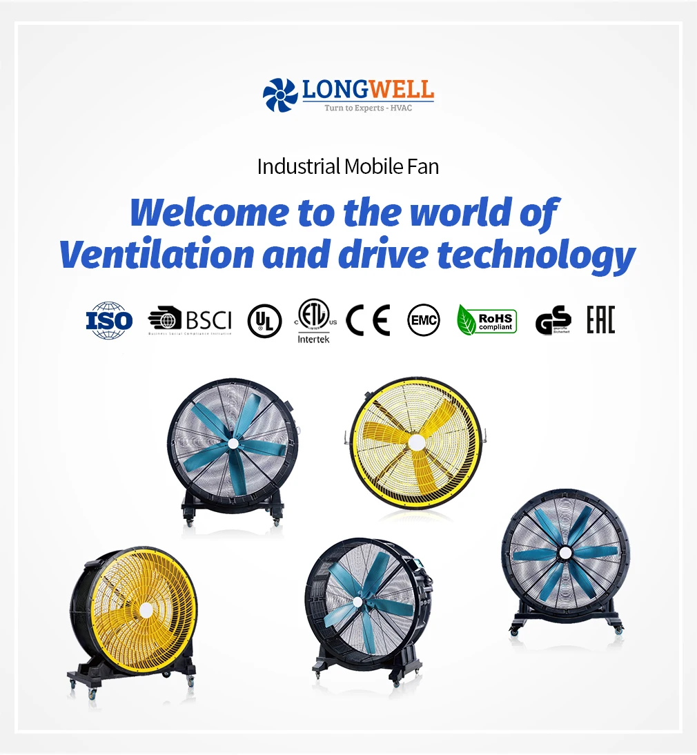 Drum Fan, LONGWELL, 220V, Electric - detail 2