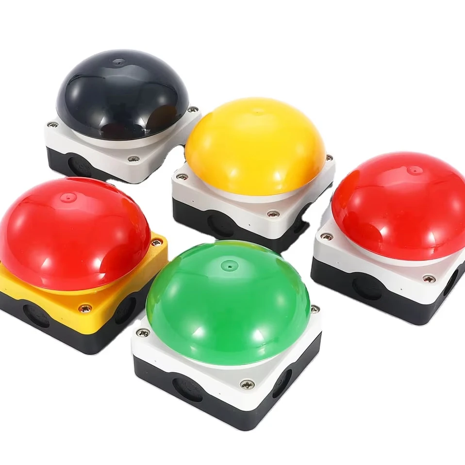 Affordable 1NO1NC Foot and Palm Switches Top Round Dustproof and Waterproof IP65
