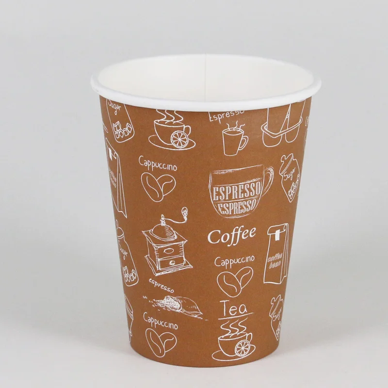 Tazza Da Caffè Monouso Con Takeout A Doppia Parete Con Coperchi 8 Oz 12 Oz 16 Oz Uossunynig - Foto 5