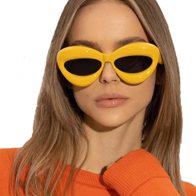 Shop Our Designer Luxury Yellow Shades Trendy Party Sun Glasses display picture 1