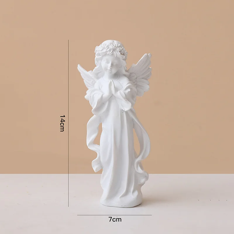 Cheap Mini Resin Praying Angel Figurine