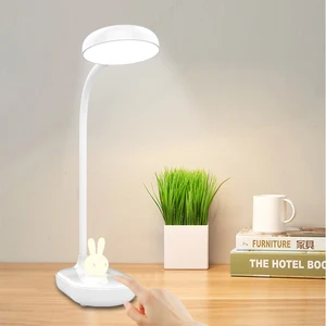 Bedside Lamp with Warm Night Light, Cute Design LED Table Lamp/desktop Lamp with Cartoon Night Light