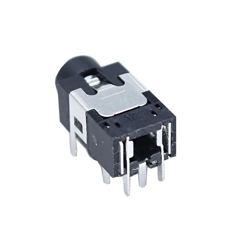 Низкая цена вертикальный 90 градусов 7 Pin Dip 3,5 мм аудио разъем 3,5 мм аудио разъем для телефона