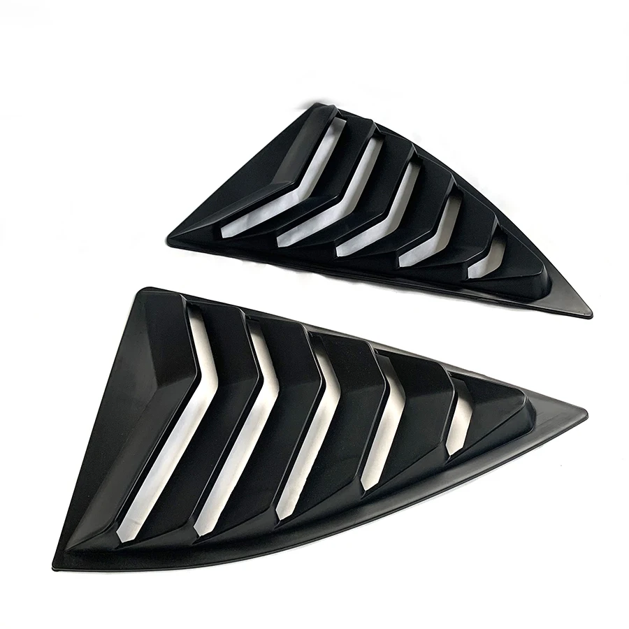product matte black car side window louver for chevrolet chevy camaro 2010   2015 2011 2012 2013 2014 modified abs quarter decoration-5