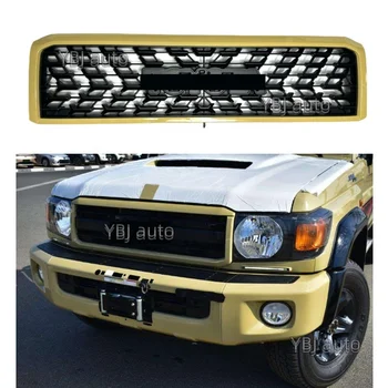 YBJ car accessories bumper grille for toyota LAND CRUISER 70 series FJ79 lc79 LC76 fishbone mesh beige front grille