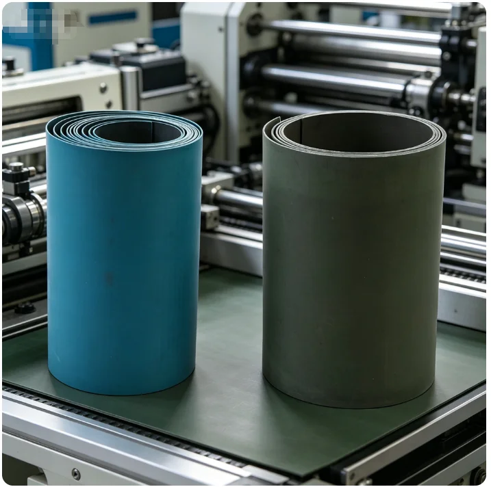 TEBAK PTFE Sheet Green Blue Thickness 1/32inch 1/16inch 0.5 0.8mm 1.0mm 1.2mm 1.5mm 1.6mm 2.0mm CNC Machine Tool Rails Soft Tape