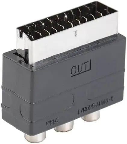 SCART to RCA Converter Game Players TV Essentials