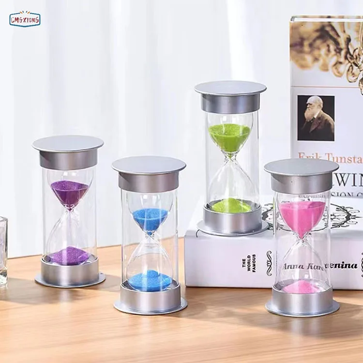 Заводская поставка кухонные шлифованные 25 30 60 90-минутные песочные часы украшение натуральные таймер