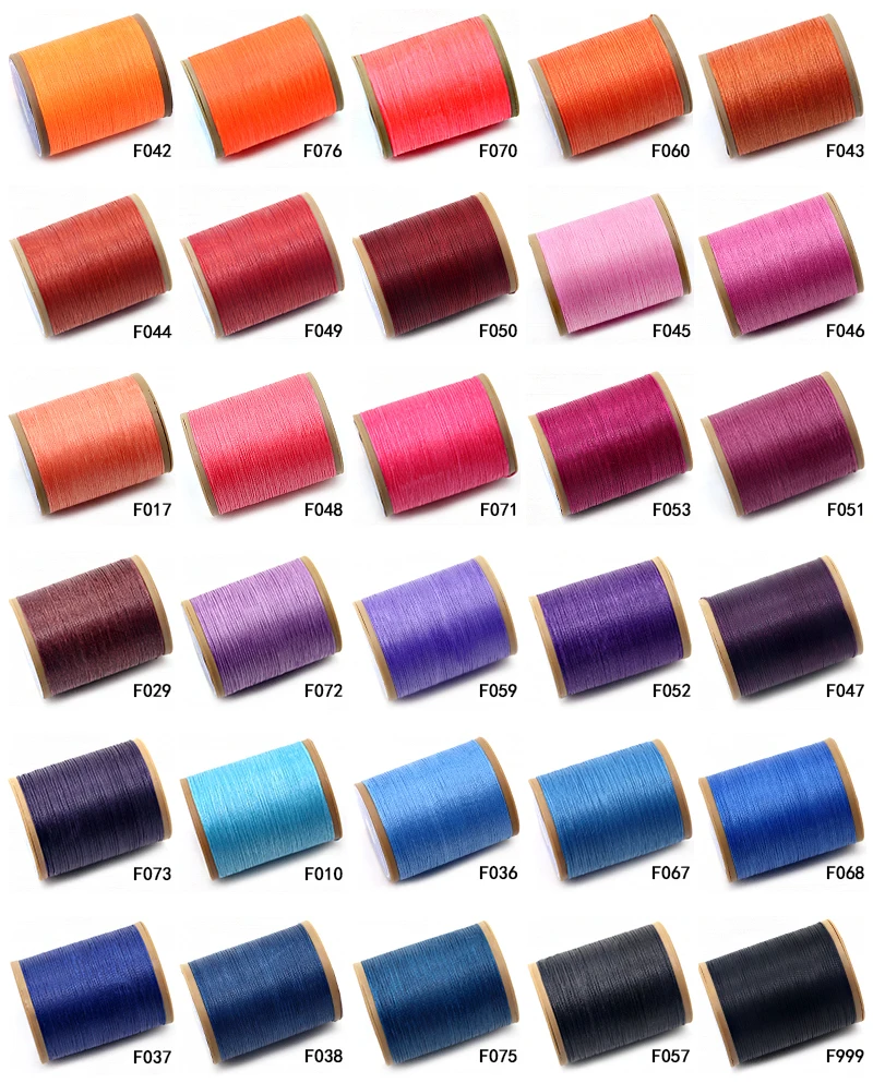 product leather waxed thread cord 150d 110m wax string cord sewing craft tool diy hand thread flat sewing line 08mm-13