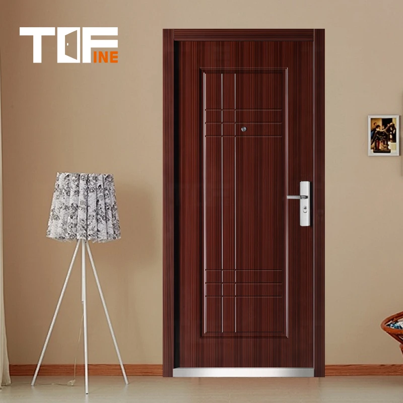 Euro 36 X 80 Open Out Europe Exterior Security Entrance Aluminium and Steels Main Front Entry Door Commmerial for Germany