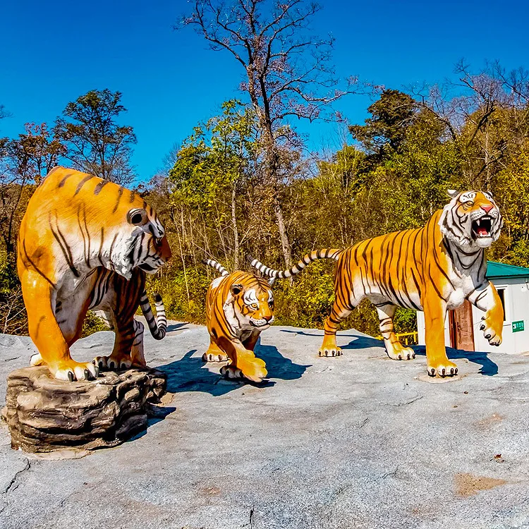 Indian Bengal Tiger Sculpture Statue Life-size