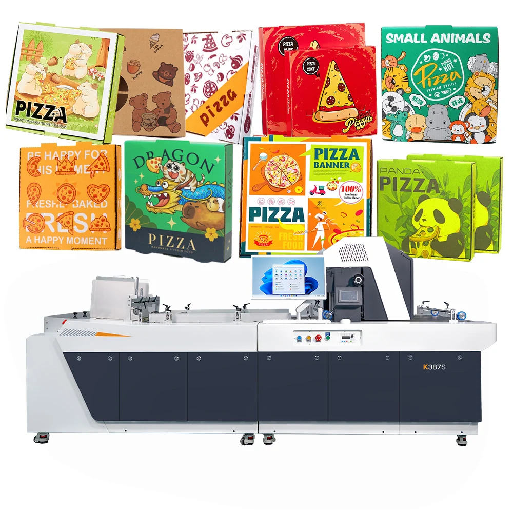 Kelier FI1000 Factory Produced Small Colorful Corrugated Cardboard Digital Printing Machine Single Pass Kraft Bag Printer