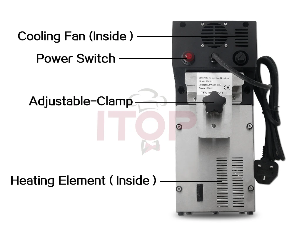 Commercial Immersion Circulator Head Slow Cook Machine Sous Vide 30l