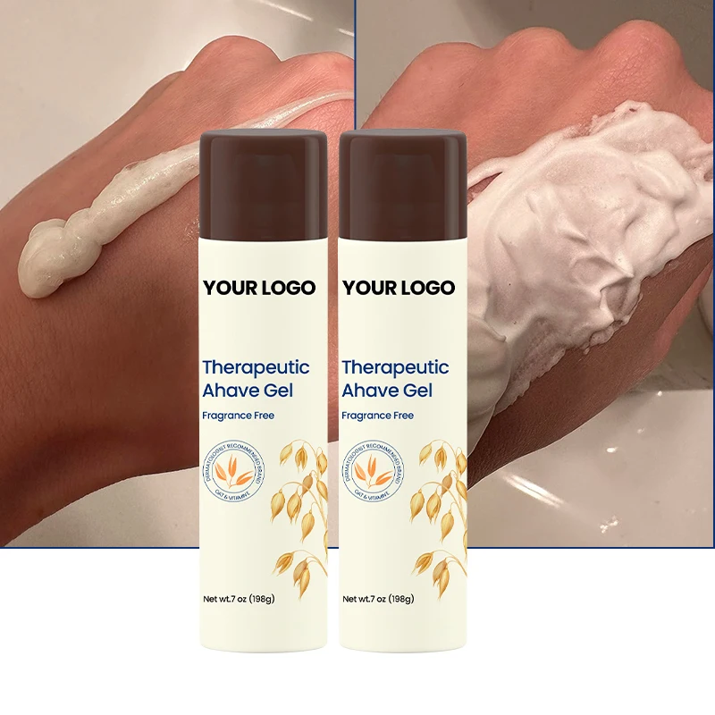 Wholesale Custom Moisturizing Barber Transparent Non-irritating Shaving Gel for Men Use to Help Prevent Razor Bumps(pic5)