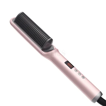 Professional hair straightener heating comb hair straightener iron electric heating brush