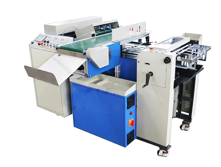 Fully Automatic PET Maylar Index Tab Laminating Machine Exercise Book Hollow Index Die Cutting Machine