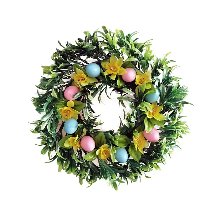 Ghirlanda Per Porta Con Cognome - Rotonda In Legno Con Fiocco Rustico, 30 Cm