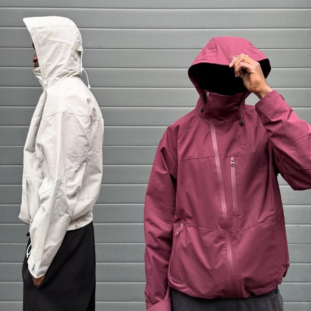 XINSHENG Pasadyang Lalaking Waterproof na Sportswear, Outdoor na Pampangalakal na Nylon Windbreaker Track Jacket na May Hood para sa Lalaki