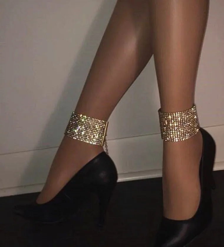 wide ankle bracelets