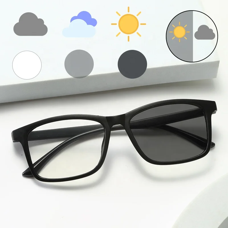 Photochromic Anti Radiation Eye Glasses for Men Women