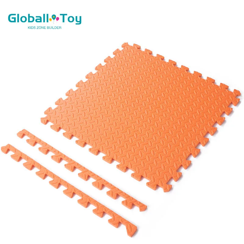 Double color 100*100cm indoor playground accessories 2cm thickness EVA floor mat family baby floormat