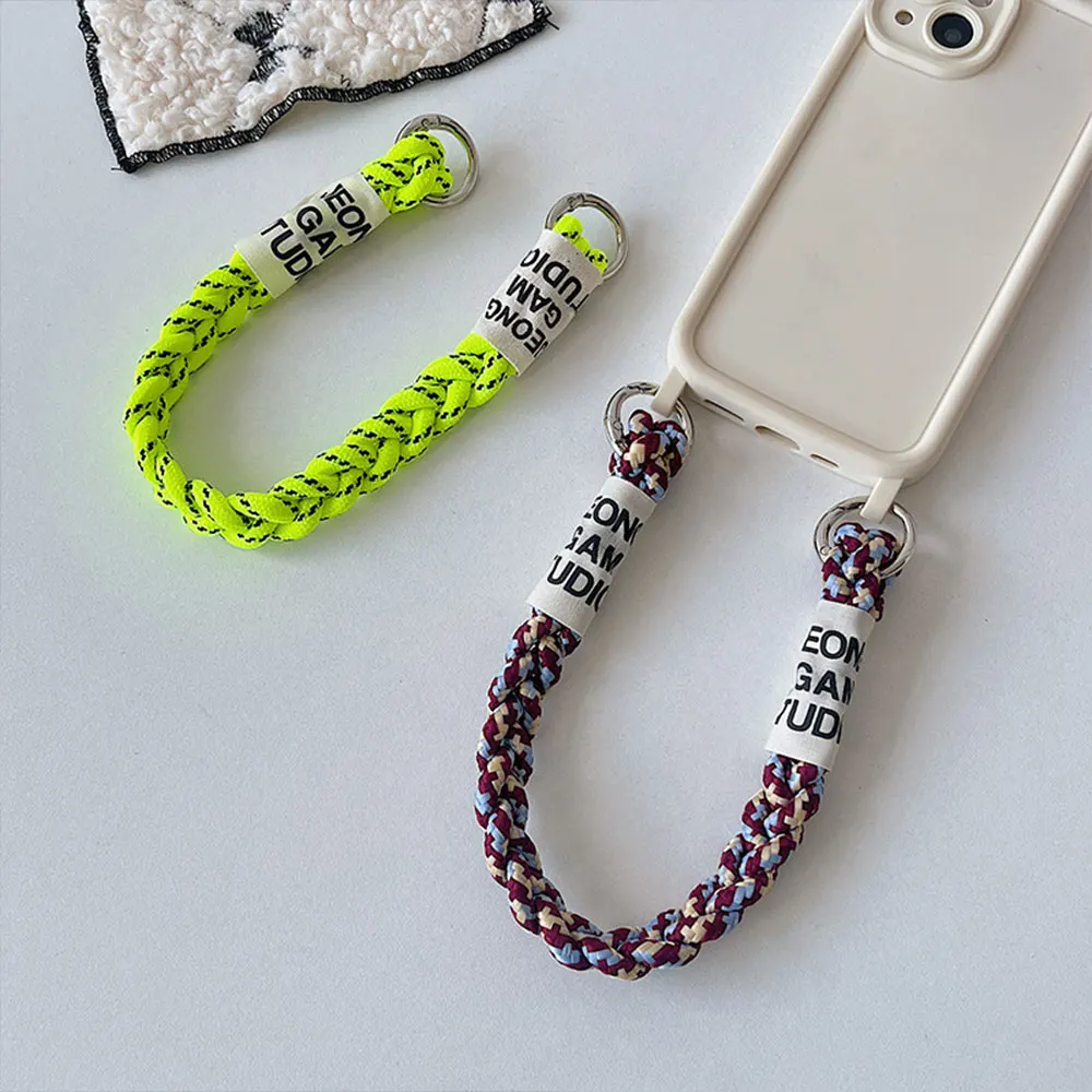 Laudtec Sjs41 Cadena para Teléfono Lanyard Correa Funda de Móvil Accesorios Ajustador Personalizado Color Puro Simple Linda  