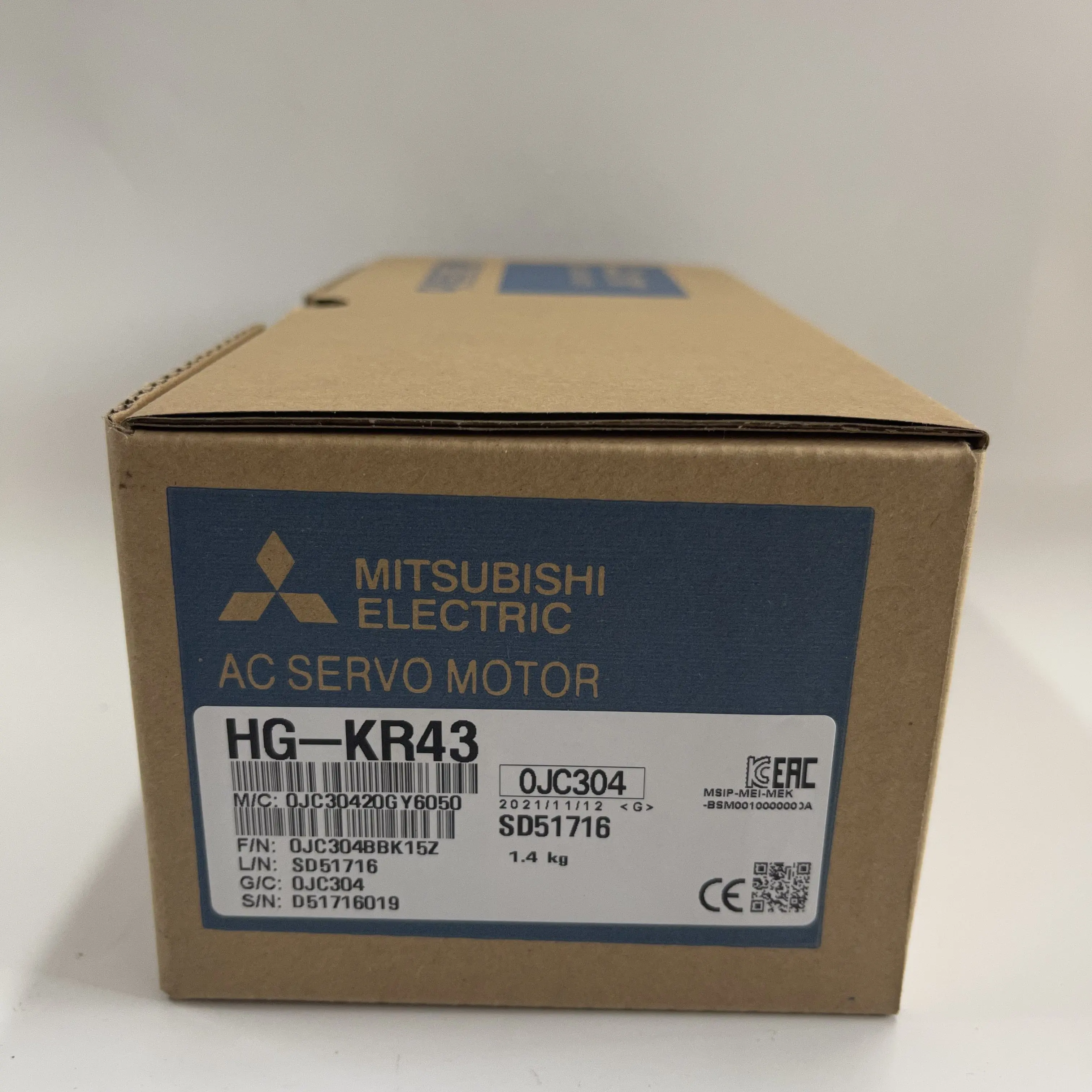 Mitsubishi AC Servo Motor HG-KR43