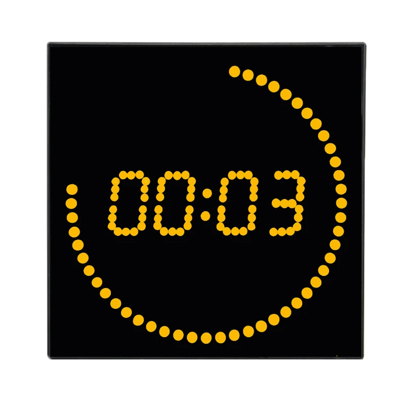 CHEETIE CP100 Good Quality Home Decor LED Custom Wall Clock Sound Alarm Clock Handmade Wall Clocks