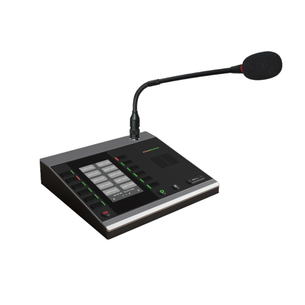 Dispatch Microphone Alibaba.com: Zycoo M100 IP Phone VoIP Intercom system with console ...