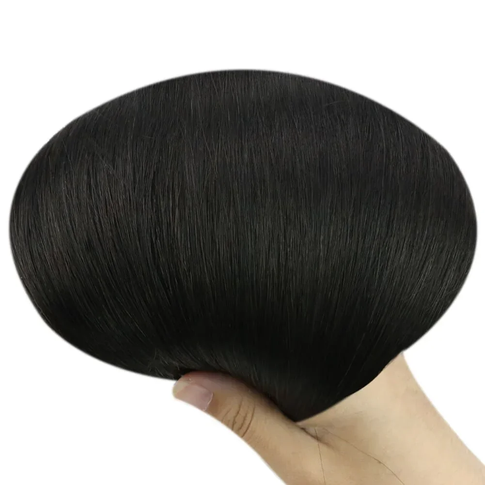 LaaVoo Virgin Weft Human Hair Extension 100% Real Human Hair 12 Months High Quality Sew in Bundles_voghion.com