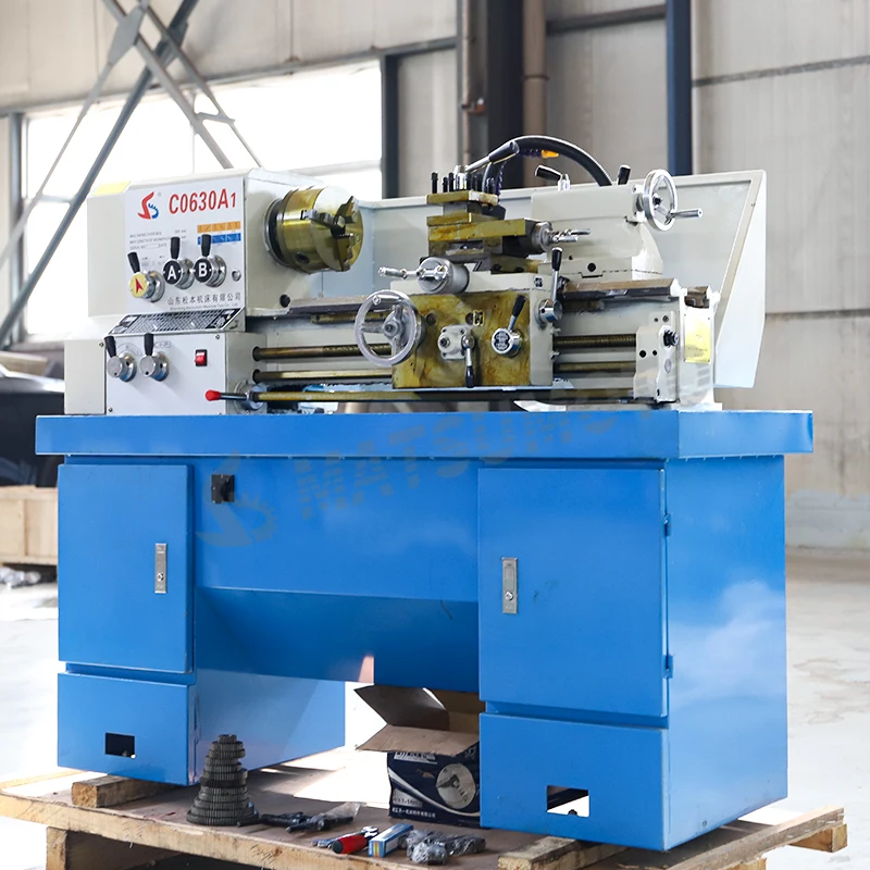 1100W Variable Speed Manual Lathe C0630A Bench Lathe for Metal Working