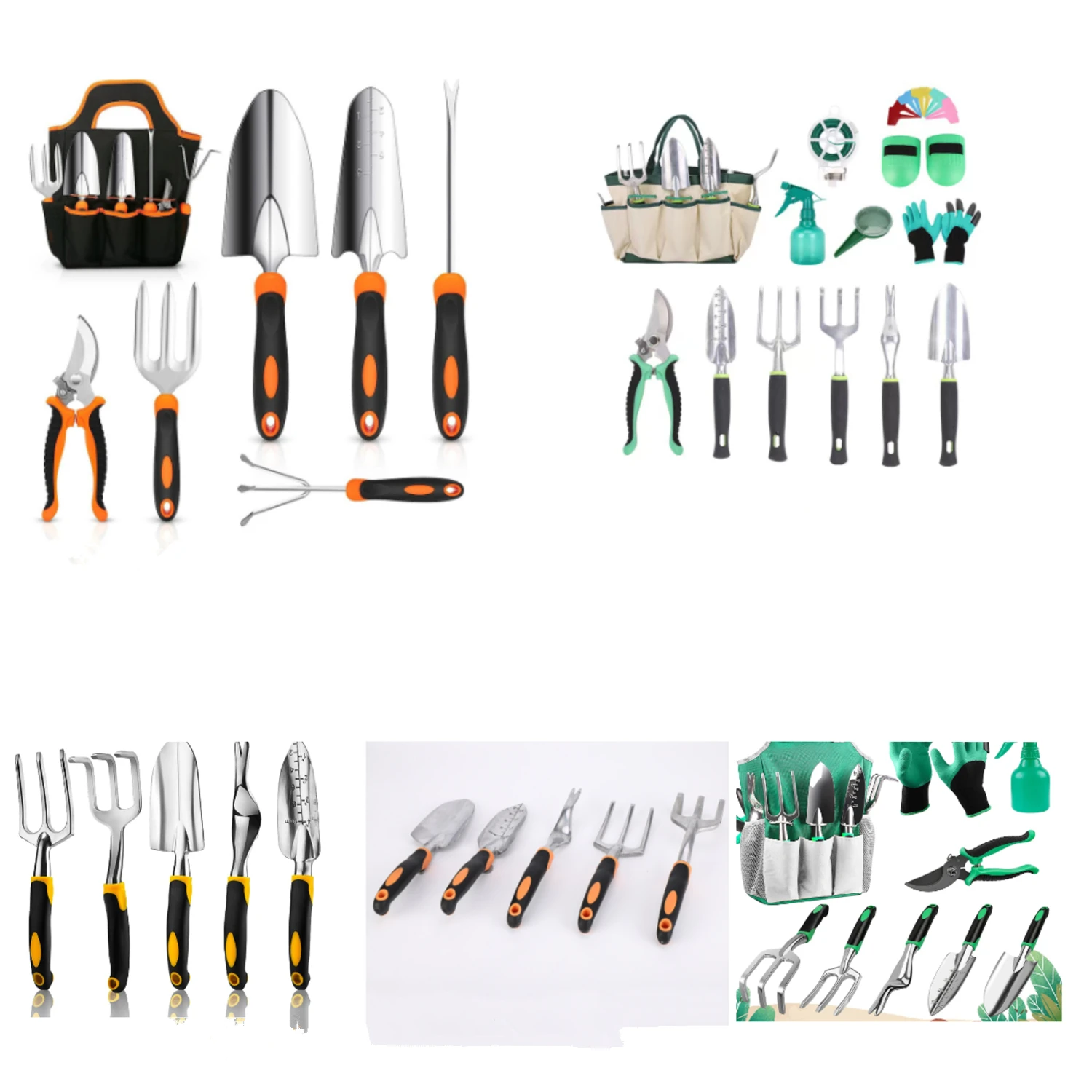 Garden Tools Set 3 Piece Castaluminum Heavy Duty Garden Kit Includes