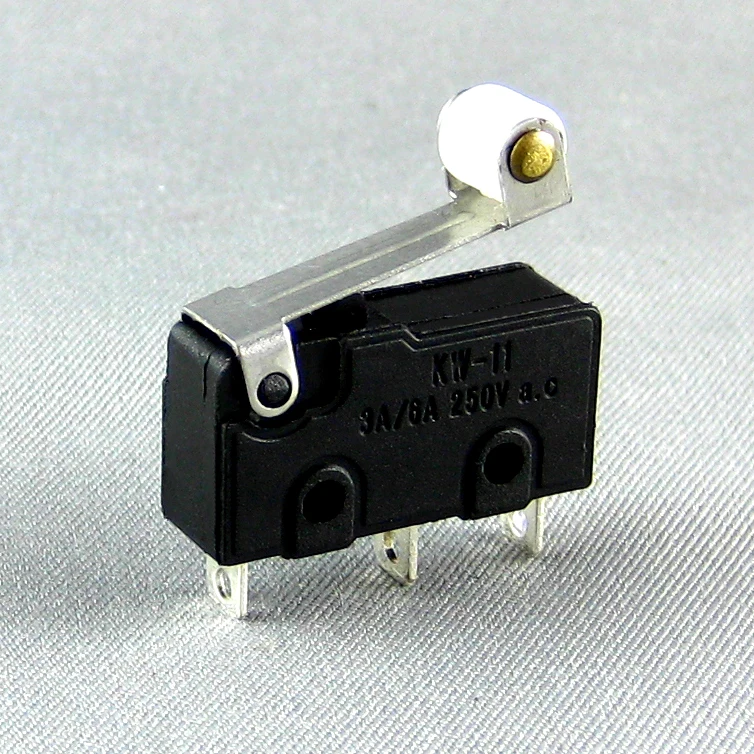 Miniature Limit Switch with Lever 3A 5A 3pins Micro Switch for Vacuum Cleaner
