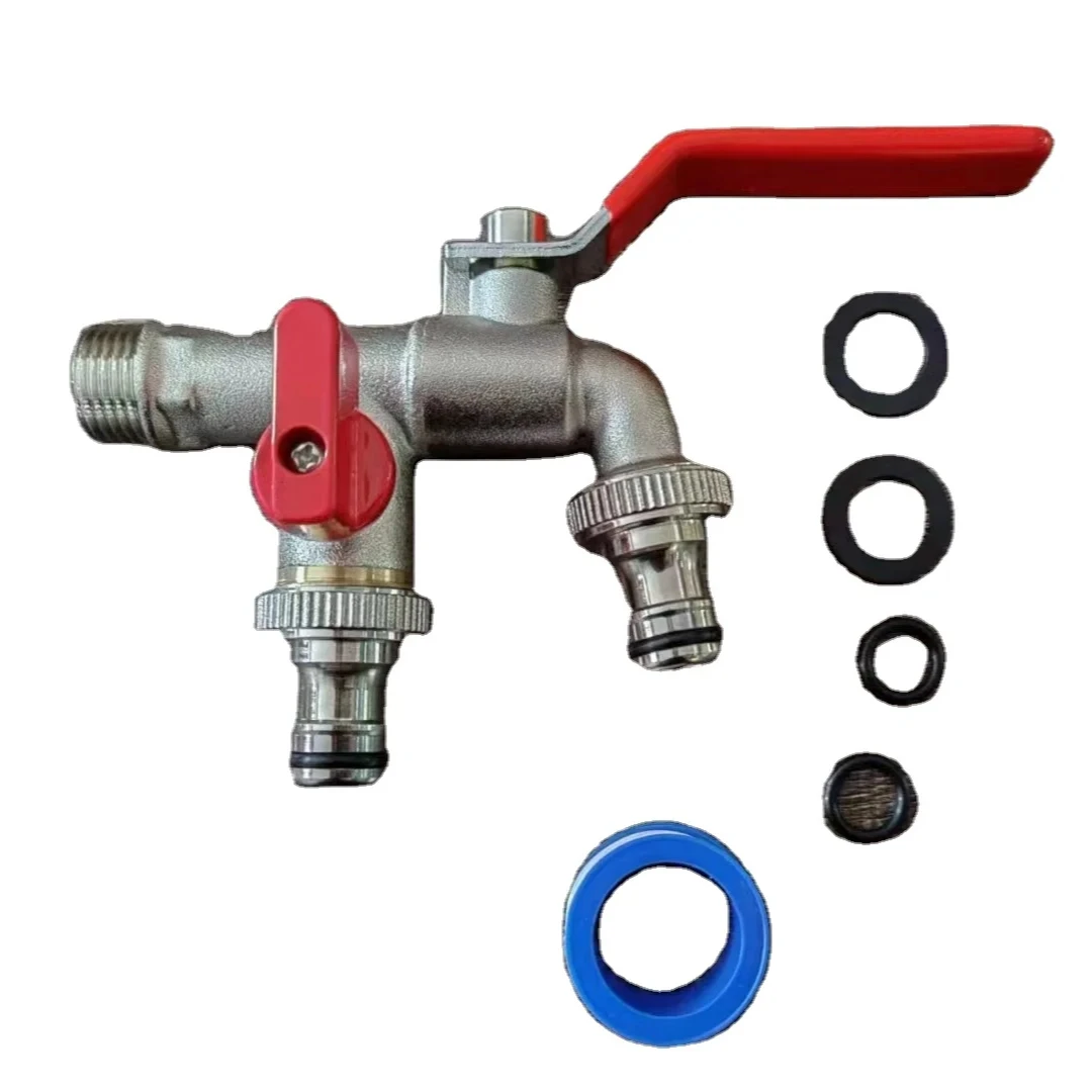 Садовый кран с разъемом входом G1/2 дюйма и выходом 2 G3/4 наружным краном высокая термостойкость