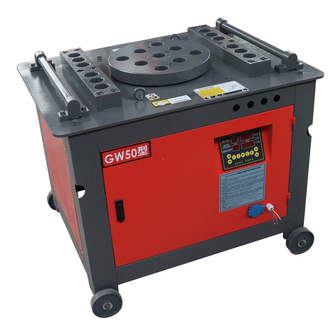 Factory Direct Sale 6-40MM China Stirrup Spiral Bender Wrought Iron Bending Machines Automatic Steel bar Rebar Machine