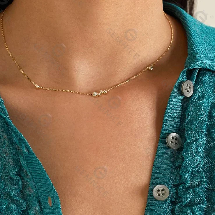 18k Gold Plated Minimalist Leaf Olive Necklace
